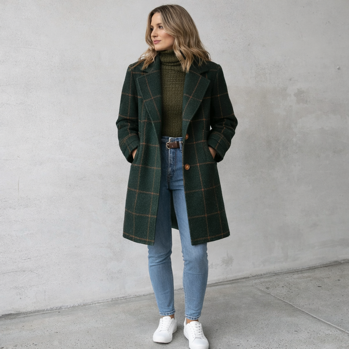 Cambridge | Wool Check Coat
