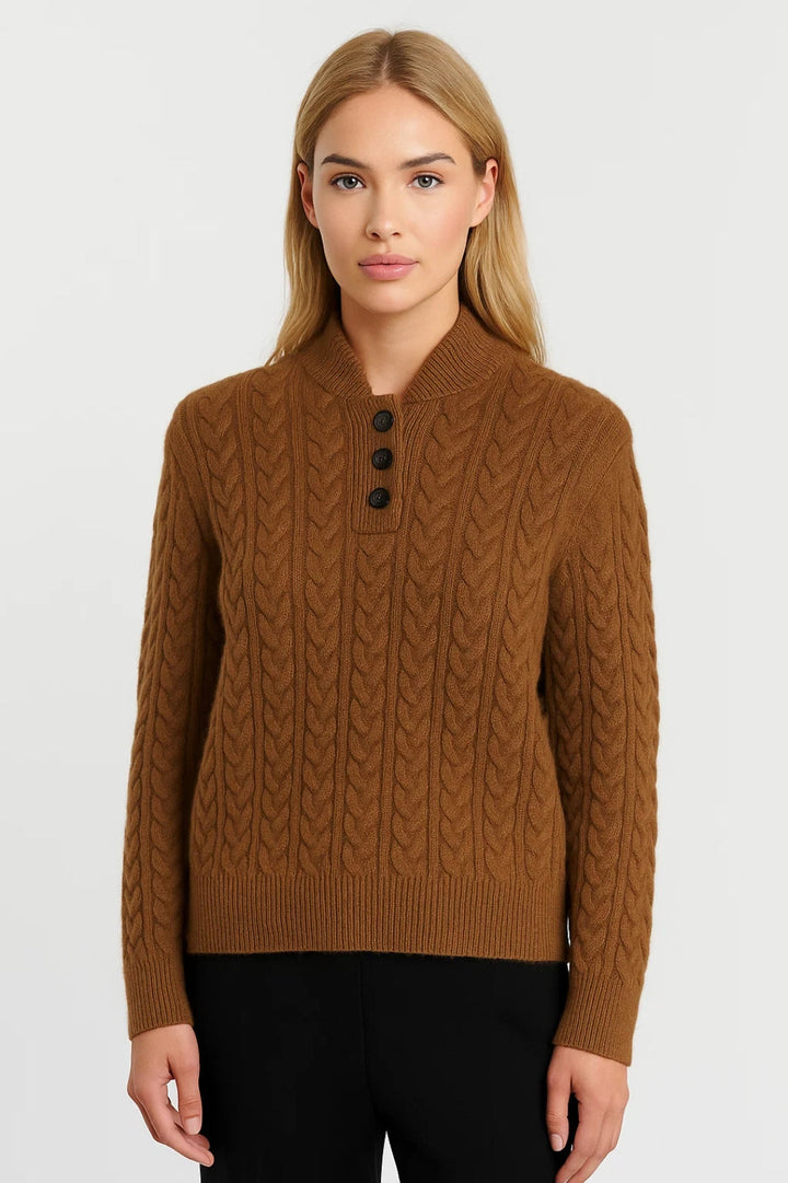 Ysella | Cable Knit Cardigan