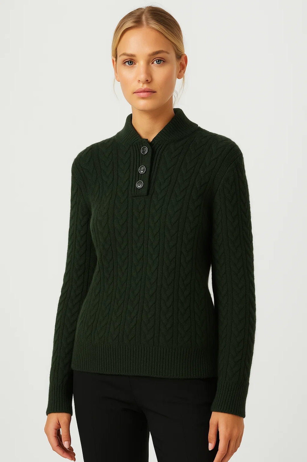 Ysella | Cable Knit Cardigan