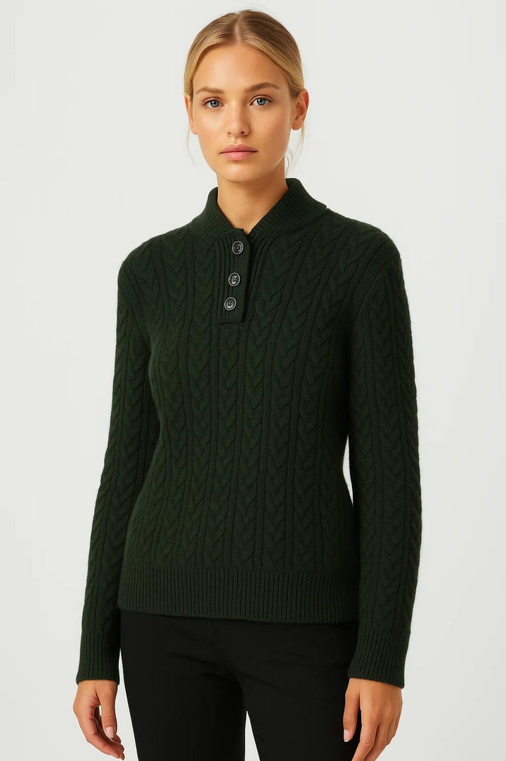 Ysella | Cable Knit Cardigan