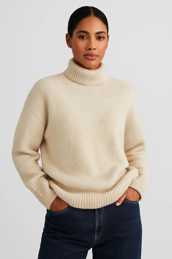 Meliora | Roll Neck Knit Sweater