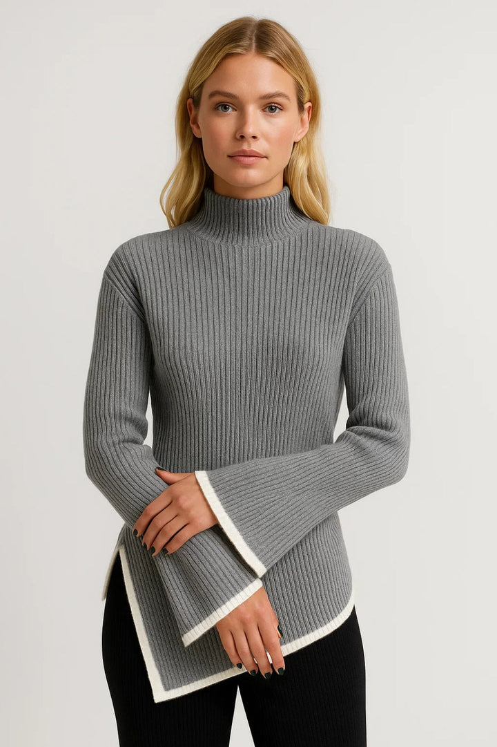 Aureole | Flared Sleeve Knit Sweater