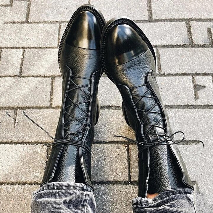 Elaine | Lace-Up Ankle Boots