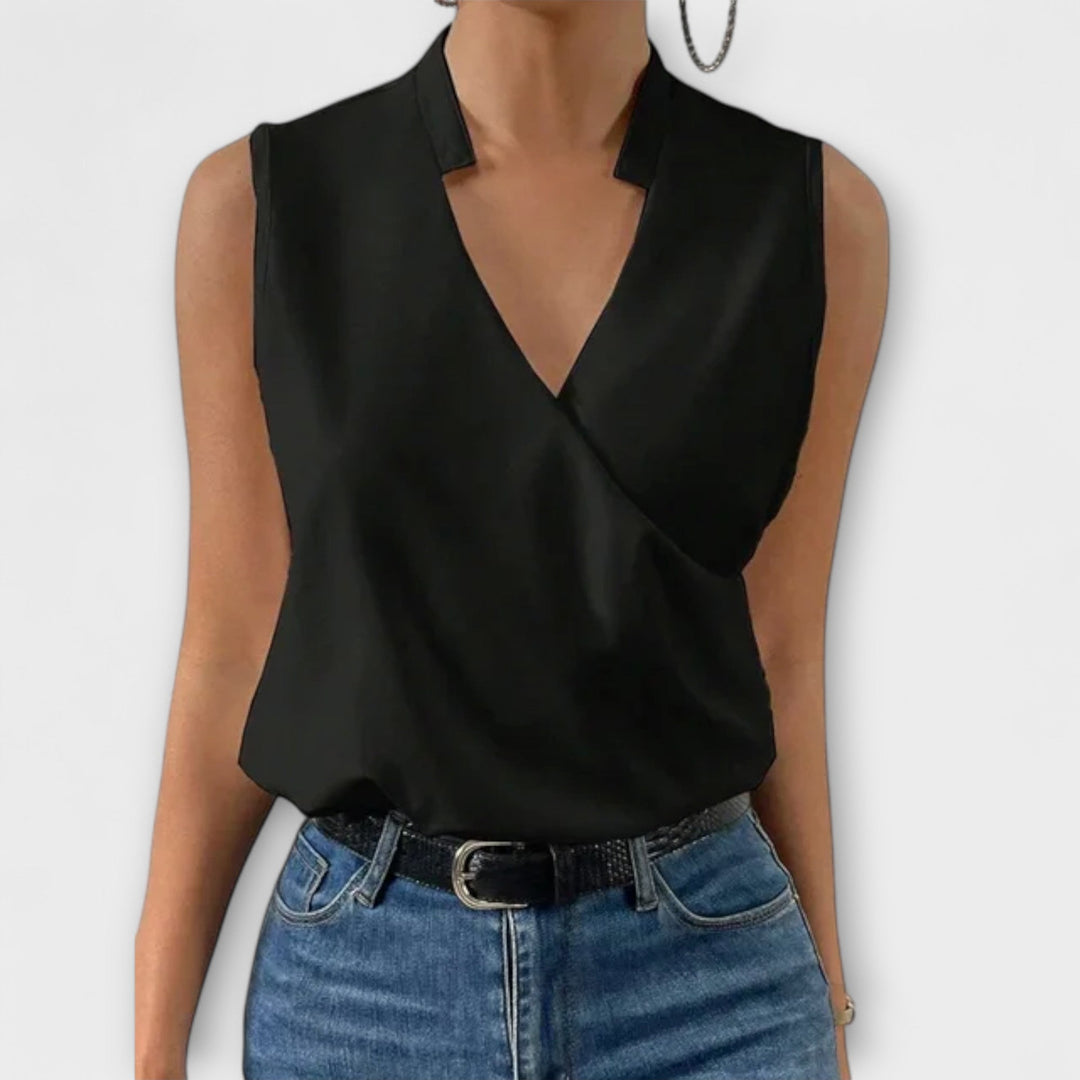 Velmira | Soft V-Neck Top