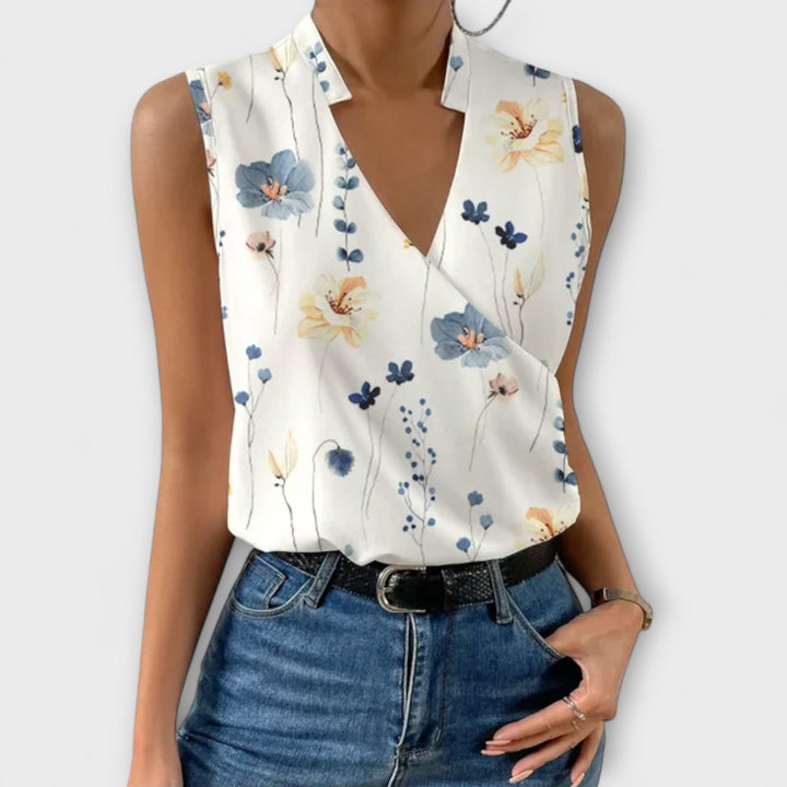 Velmira | Soft V-Neck Top