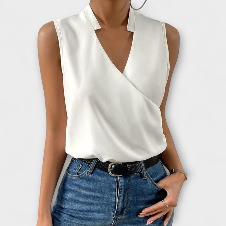 Velmira | Soft V-Neck Top