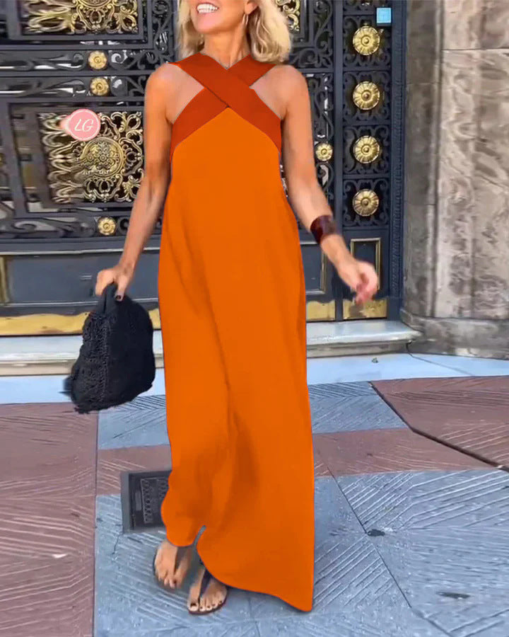 Delphine | Cross Front Dress