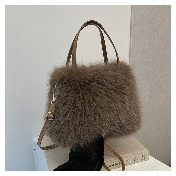 Christy | Faux Fur Shoulder Bag