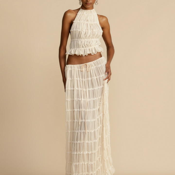 Wendy | Halter Skirt Set