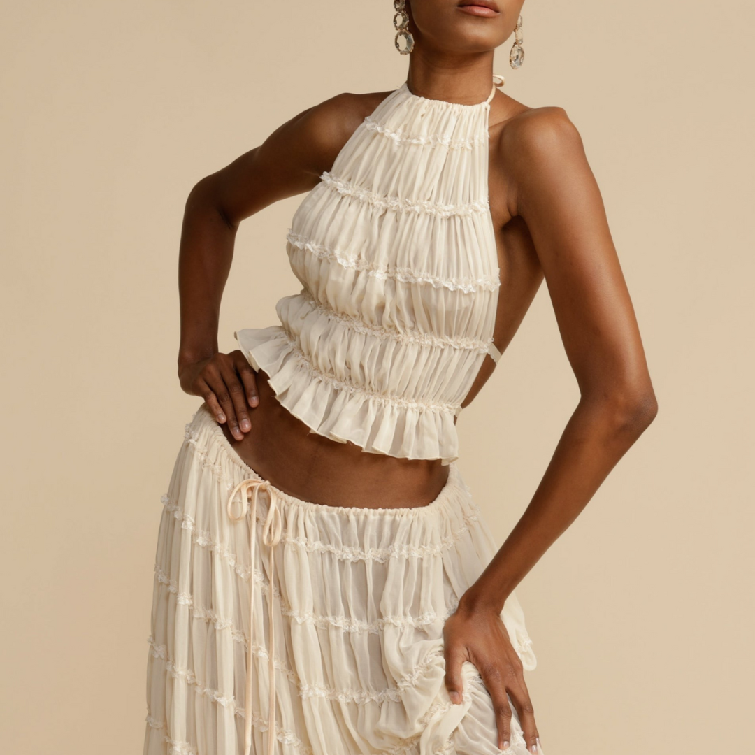 Wendy | Halter Skirt Set