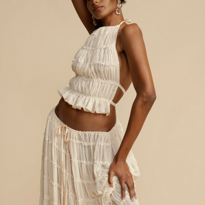 Wendy | Halter Skirt Set