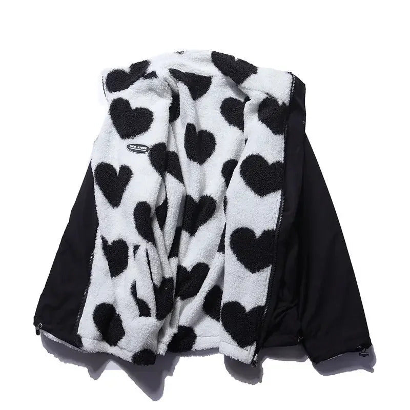 Catherine | Reversible Heart Jacket