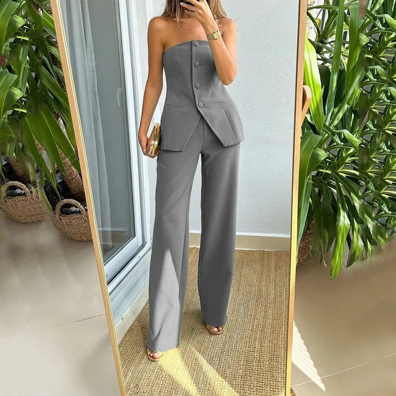 Bria | Strapless Two Piece Set