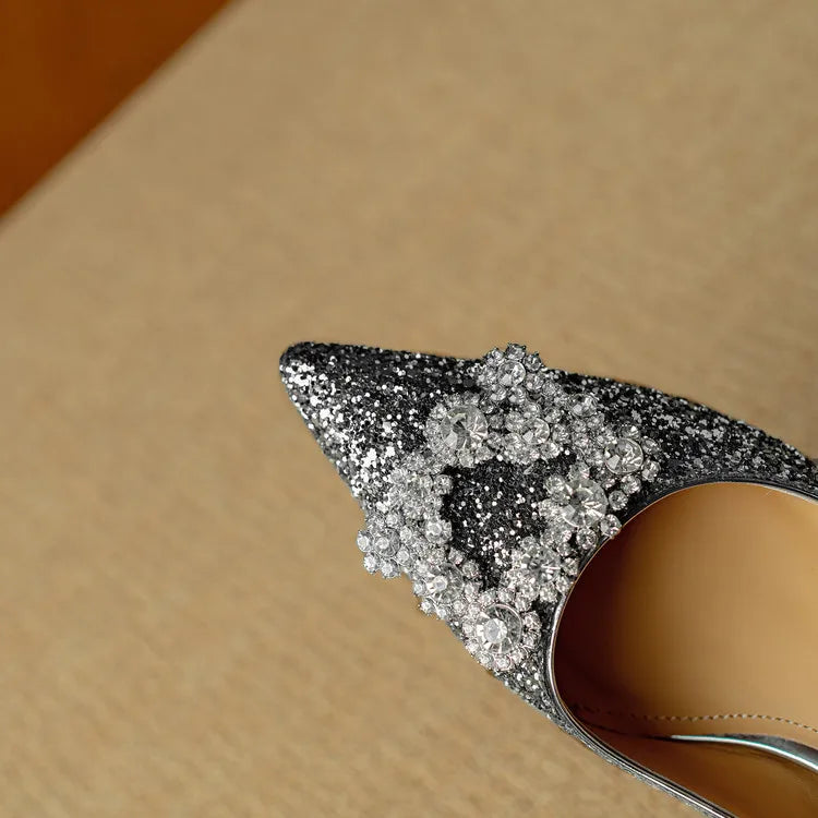 Gloria | Glitter Detail Pumps