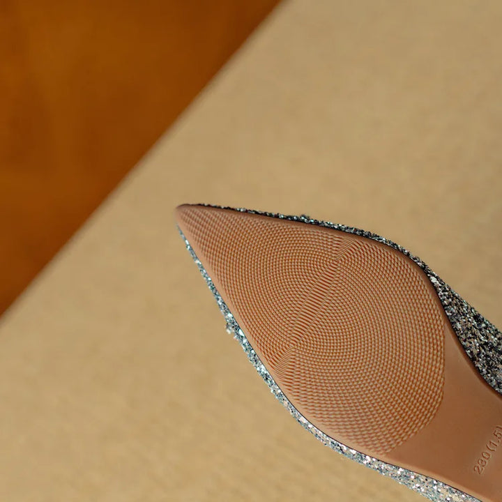 Gloria | Glitter Detail Pumps