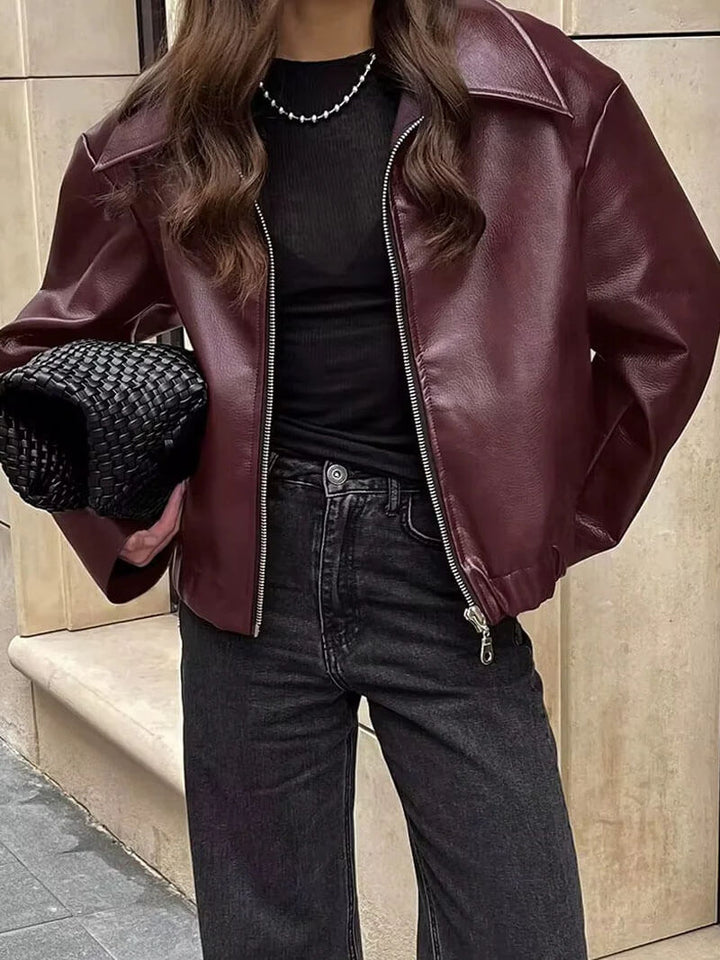 Romy | Vegan Leather Jacket