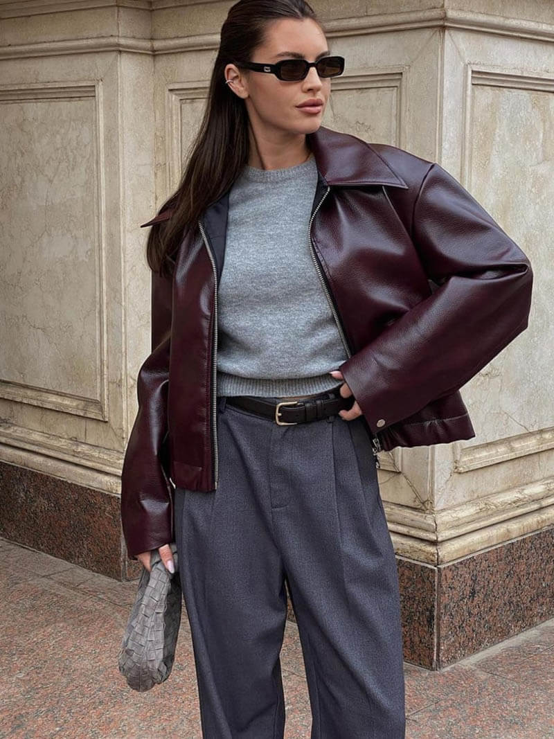 Romy | Vegan Leather Jacket