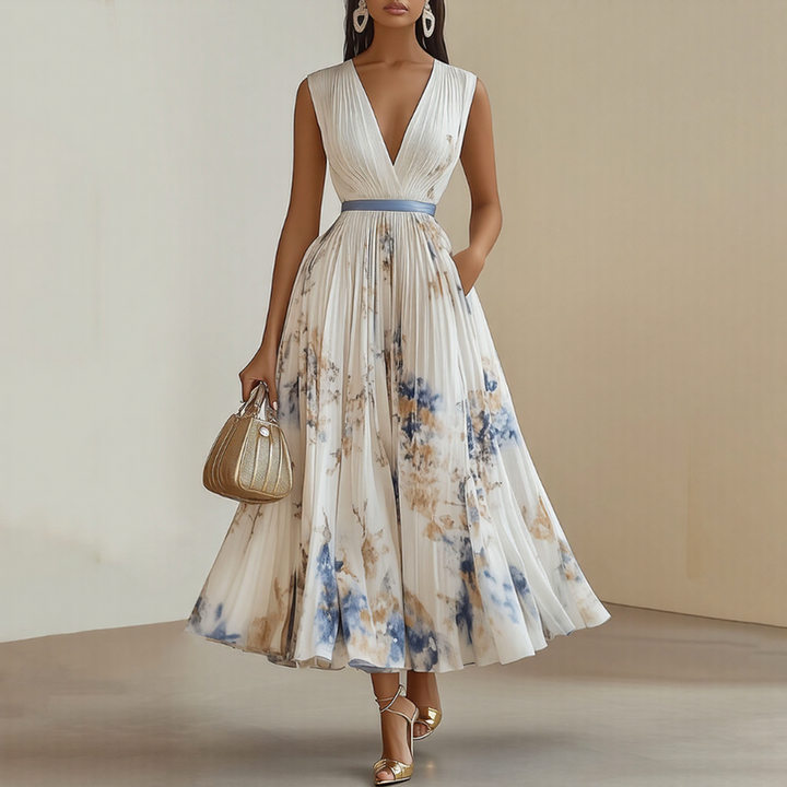 Elara | Soft V-Neck Dress