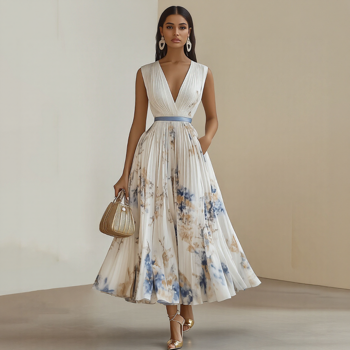 Elara | Soft V-Neck Dress