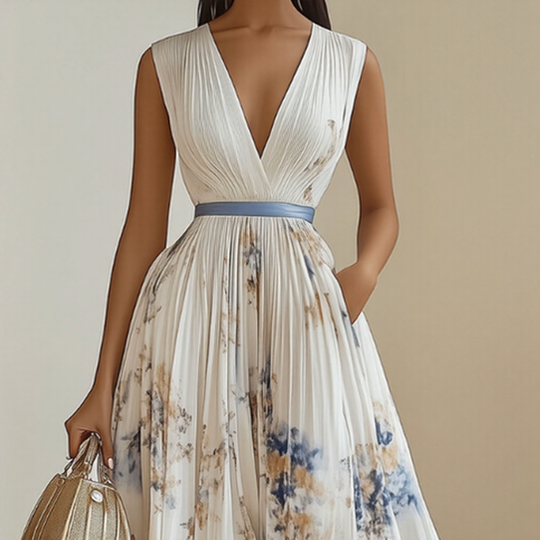 Elara | Soft V-Neck Dress