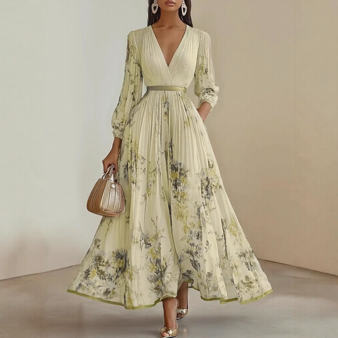 Elara | Soft V-Neck Dress