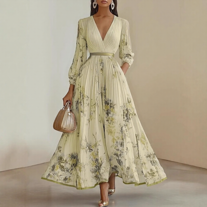 Elara | Soft V-Neck Dress