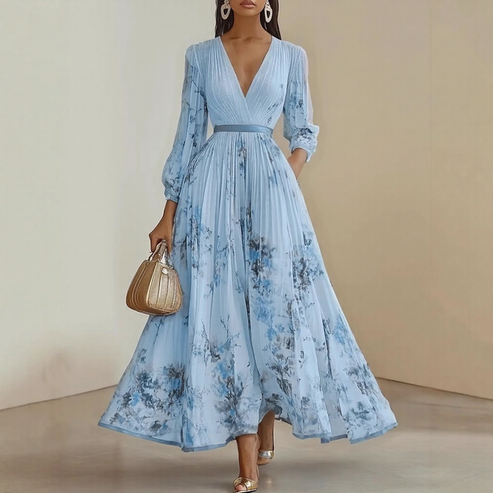 Elara | Soft V-Neck Dress