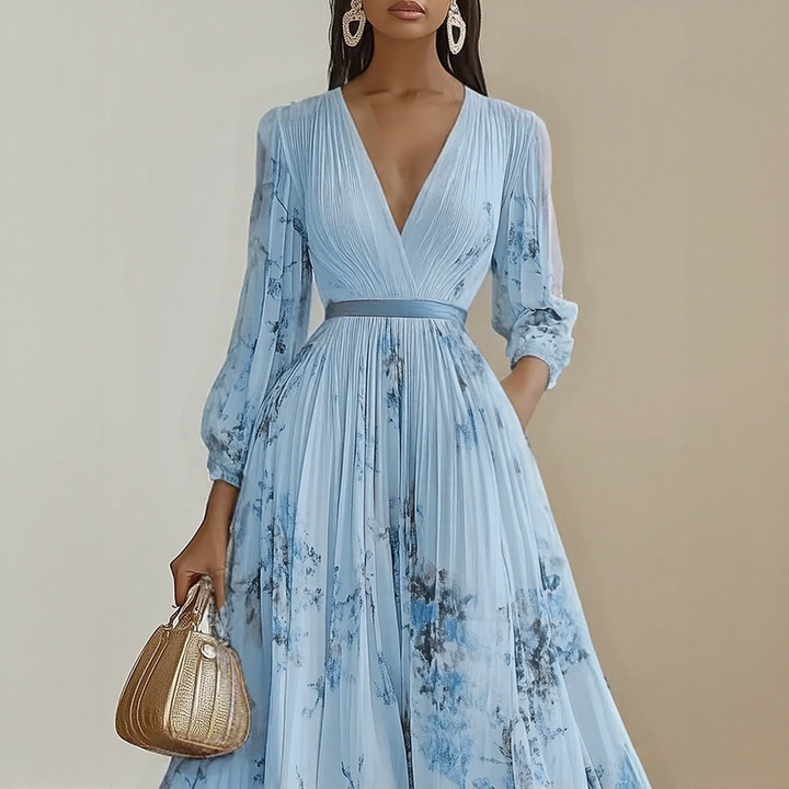 Elara | Soft V-Neck Dress