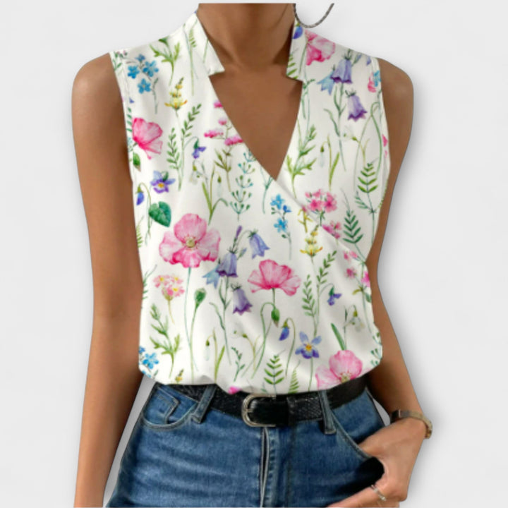 Velmira | Soft V-Neck Top