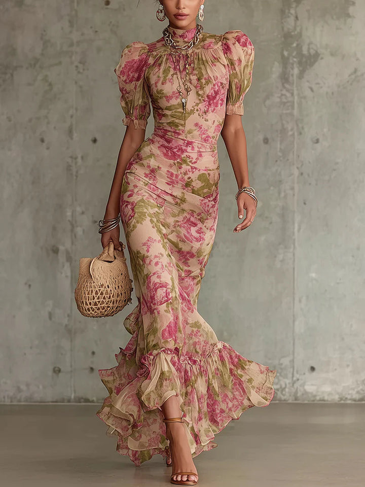 Viva | Vintage Rose Maxi Dress