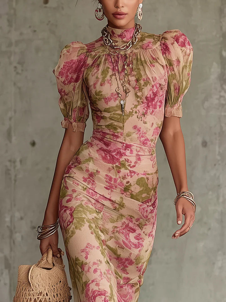 Viva | Vintage Rose Maxi Dress