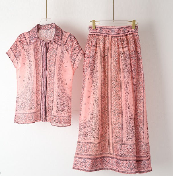 Adele | Boho Print Two Piece Set