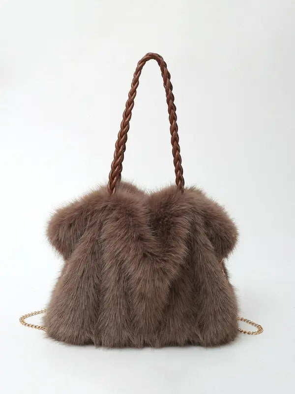 Bethany | Velvet Shoulder Tote