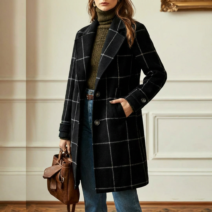 Cambridge | Wool Check Coat