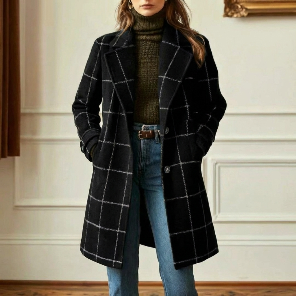 Cambridge | Wool Check Coat