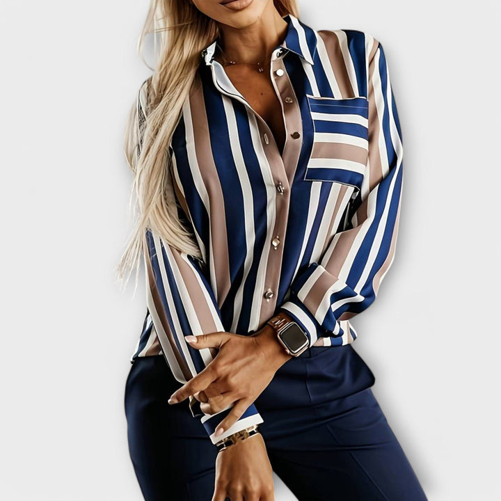Emily | Striped Relaxed Blouse