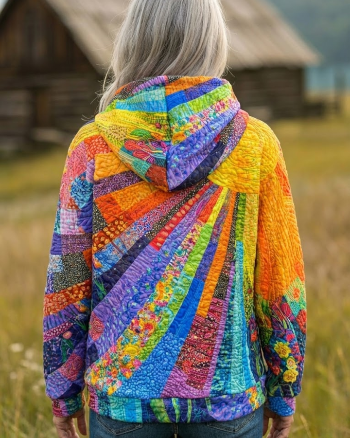 Laura | Patchwork Hoodie