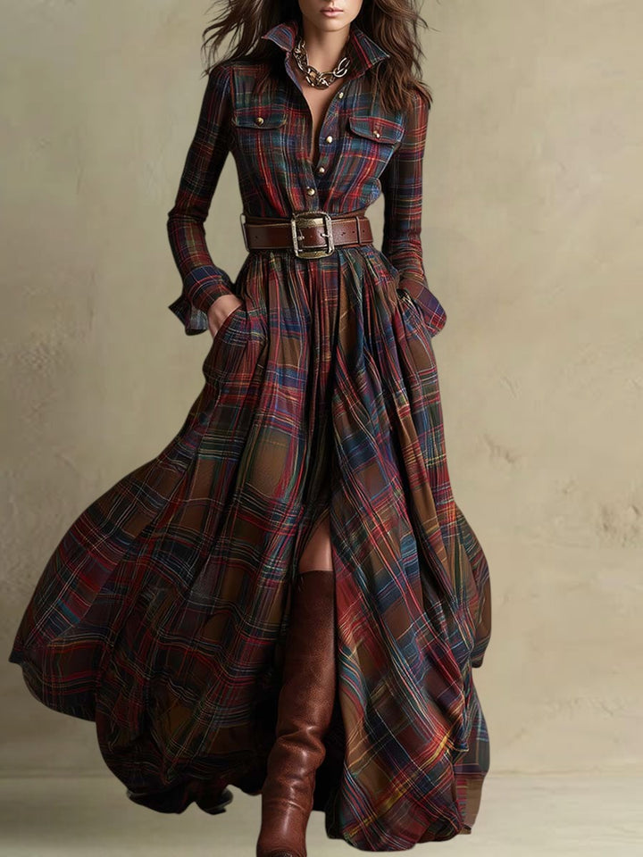 Mireline - Classic Button-Up Shirt Dress