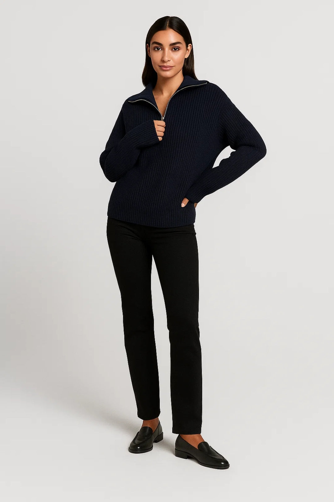 Ffion | Waffle Knit Sweater