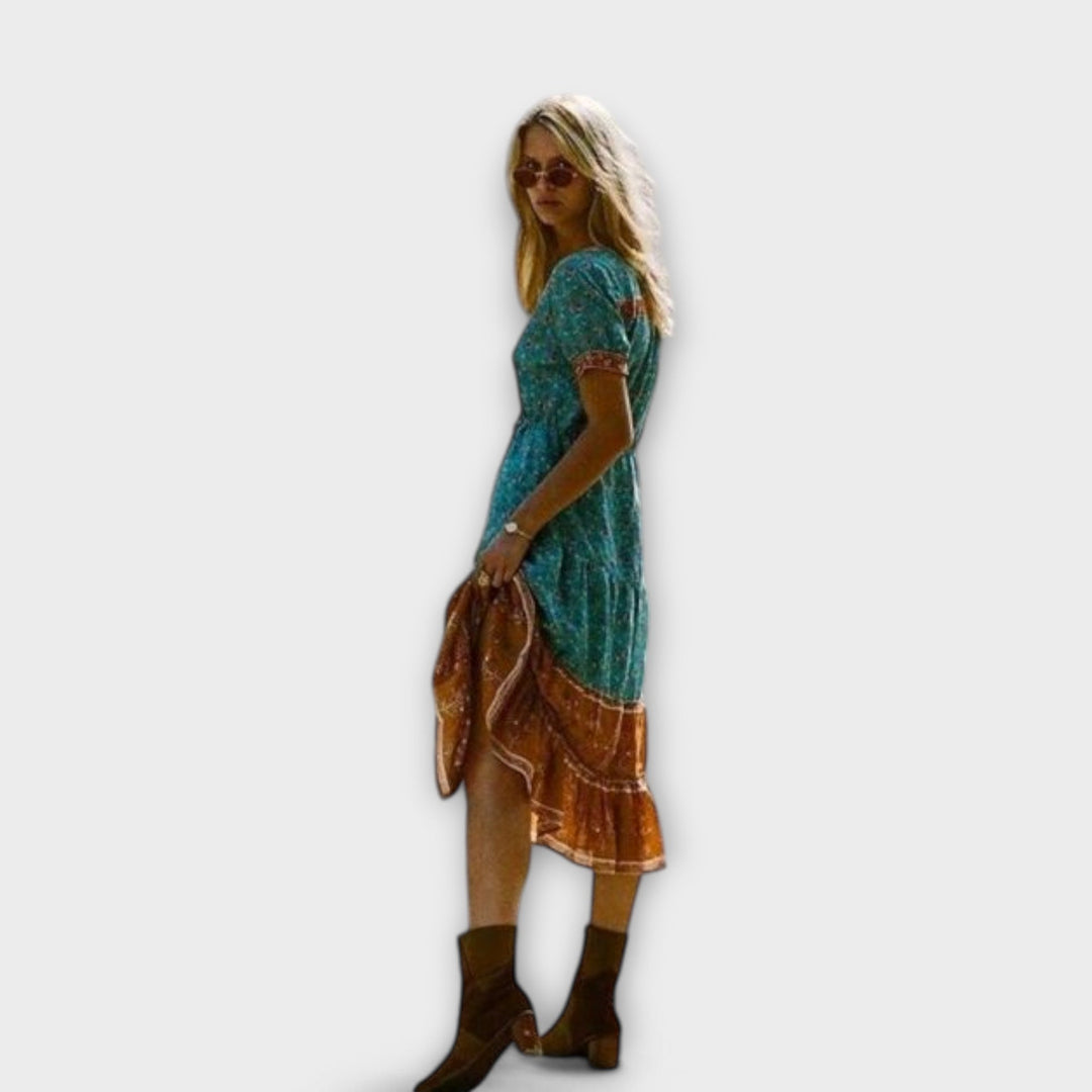 Ranya - Boho Midi Dress