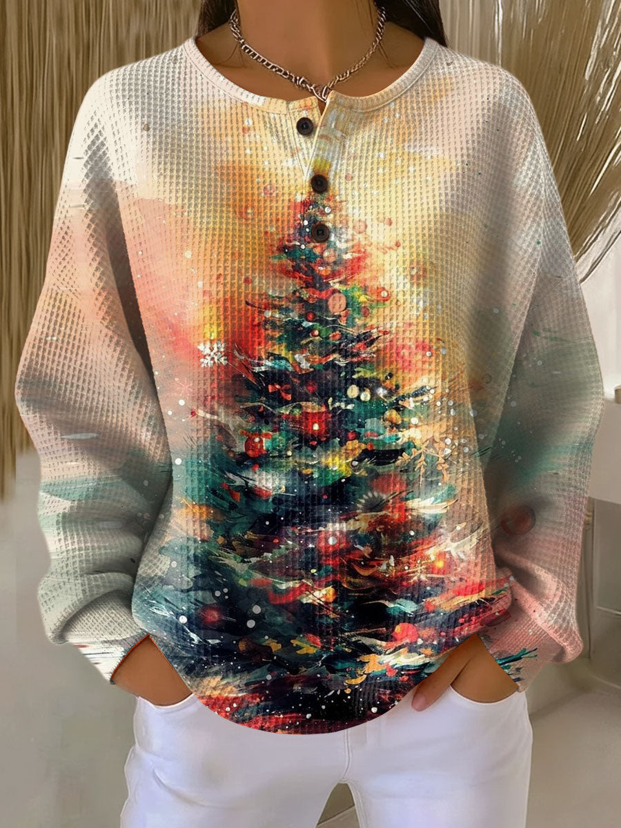 Sally | Sweater with Christmas Tree and Coziness