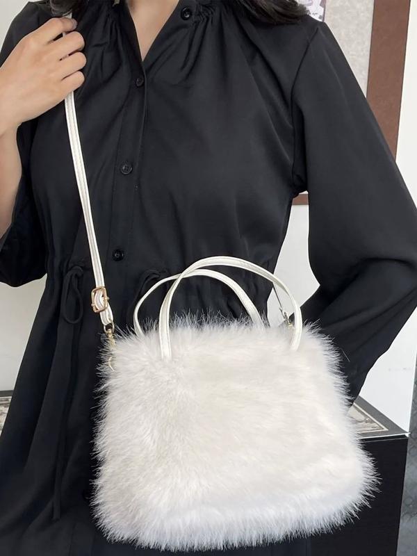 Christy | Faux Fur Shoulder Bag