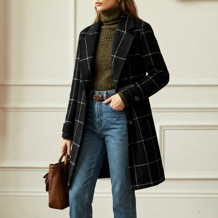 Cambridge | Wool Check Coat