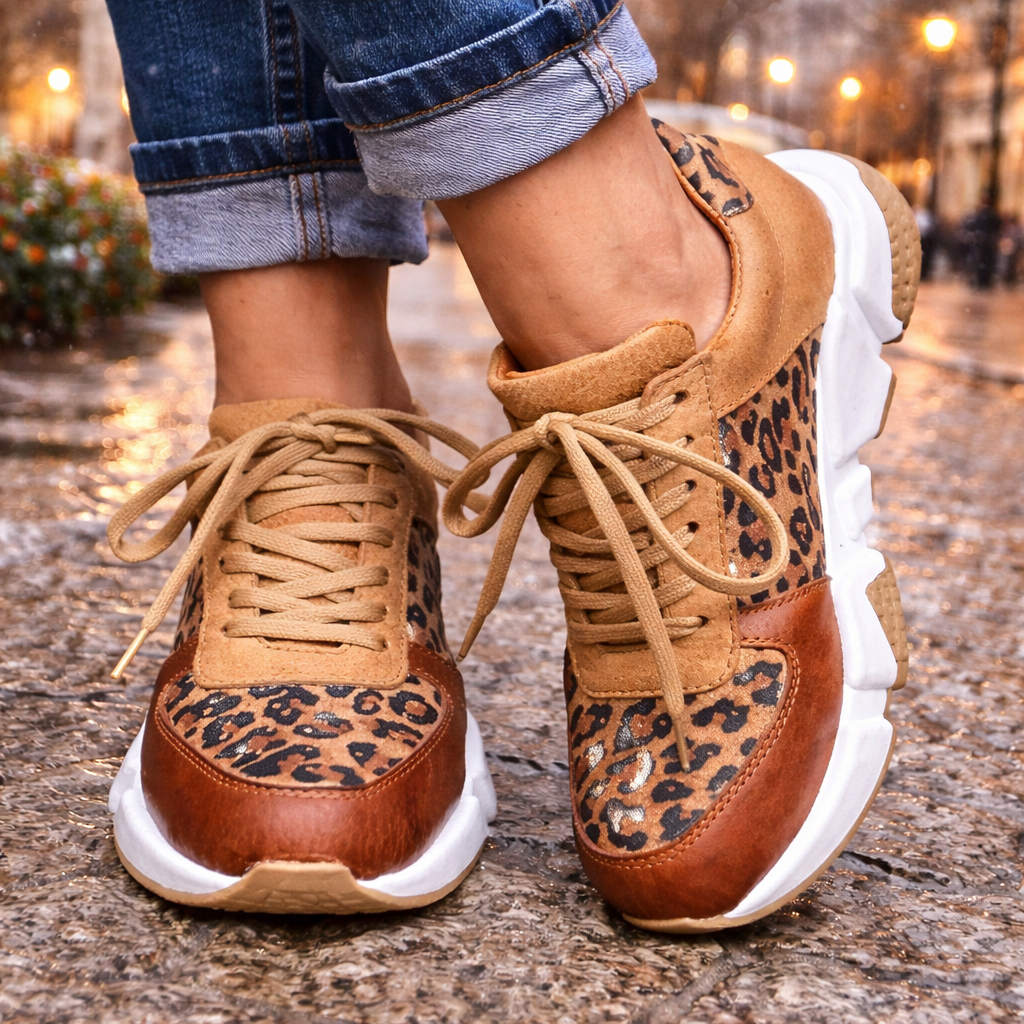 Crissa | Leopard Print Sneakers