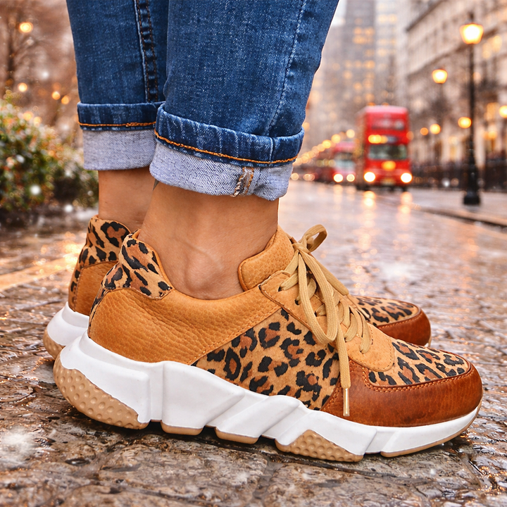 Crissa | Leopard Print Sneakers