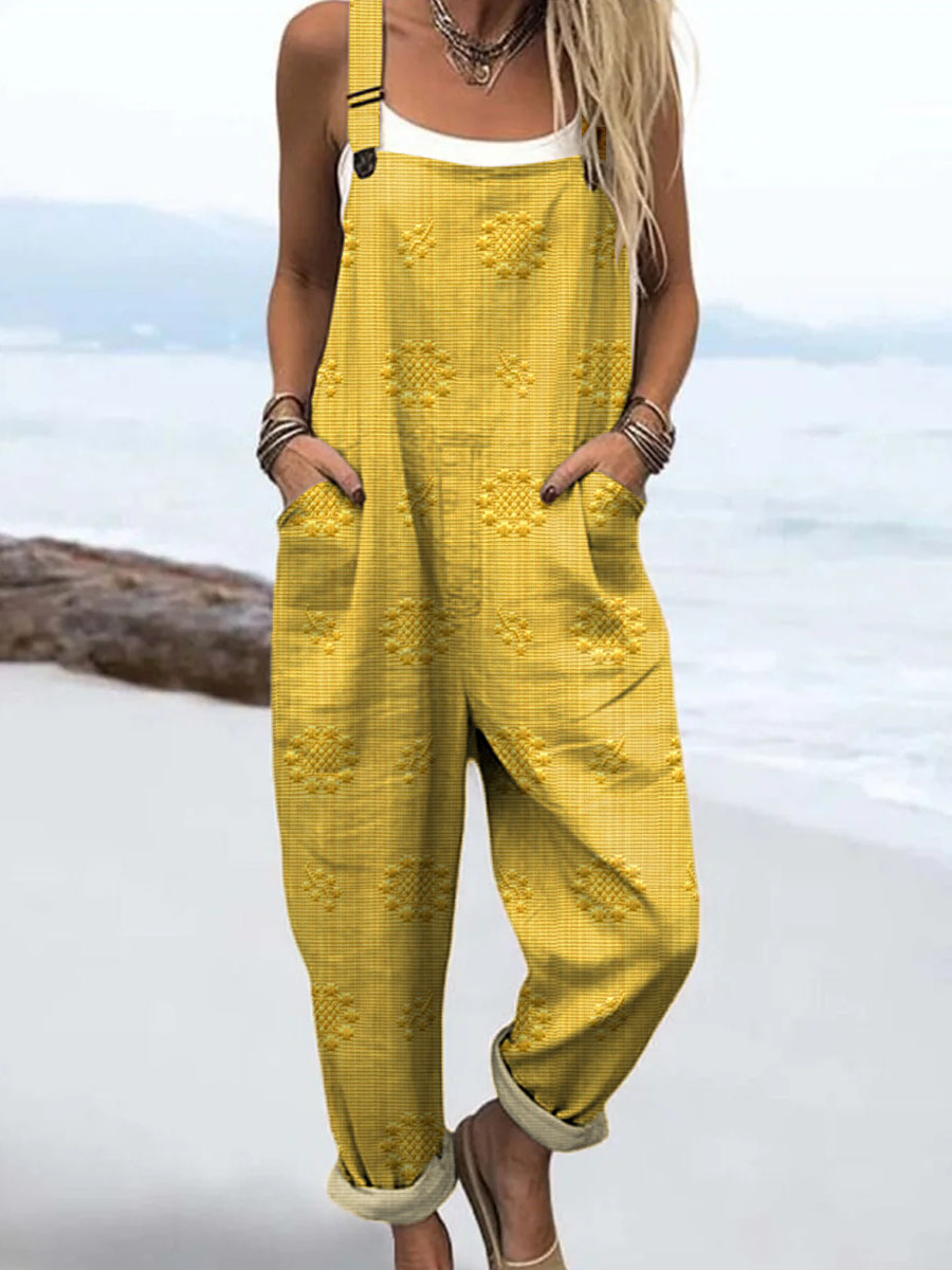 Freja | Relaxed Pattern Jumpsuit