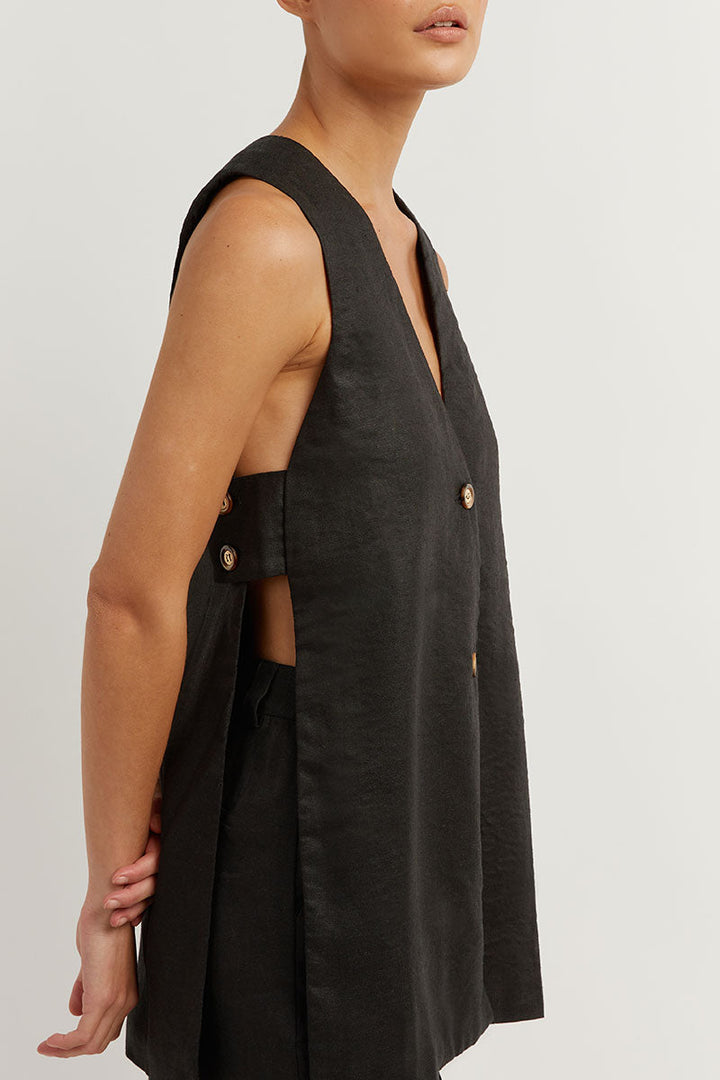 Fiona | Sleeveless Button Set