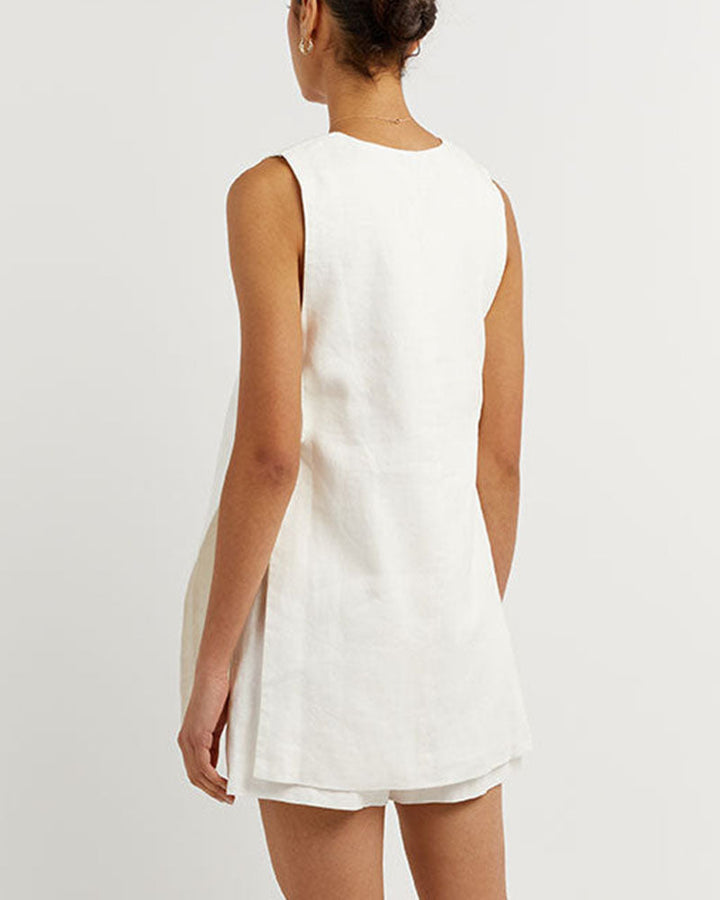 Fiona | Sleeveless Button Set