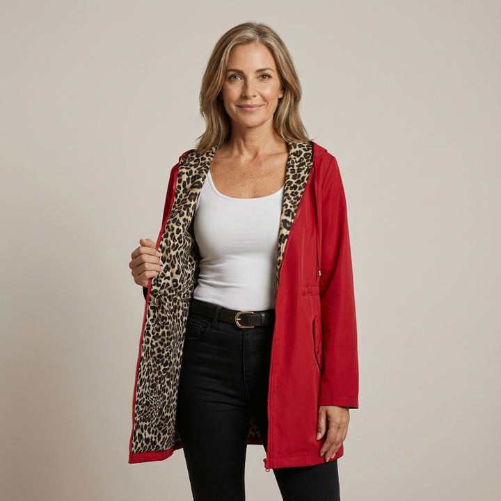 Sophia | Reversible Leopard Coat