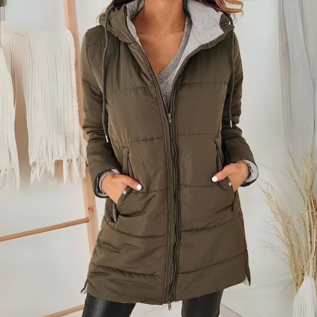 Marcelline | Lightweight Winter Jacket with Hood